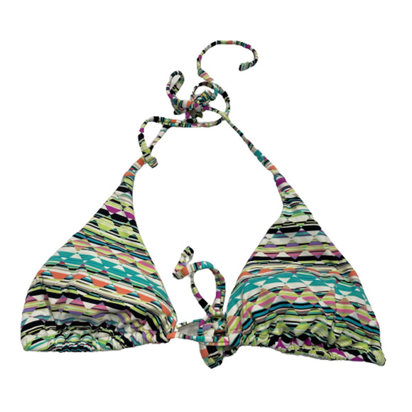 Echo Design Other - Echo Design Size Small String Triangle Swim Bikini Top Halter Geometric Diamond